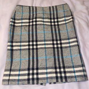 Burberry Skirt in Blue Check/Plaid Size US 10 / L